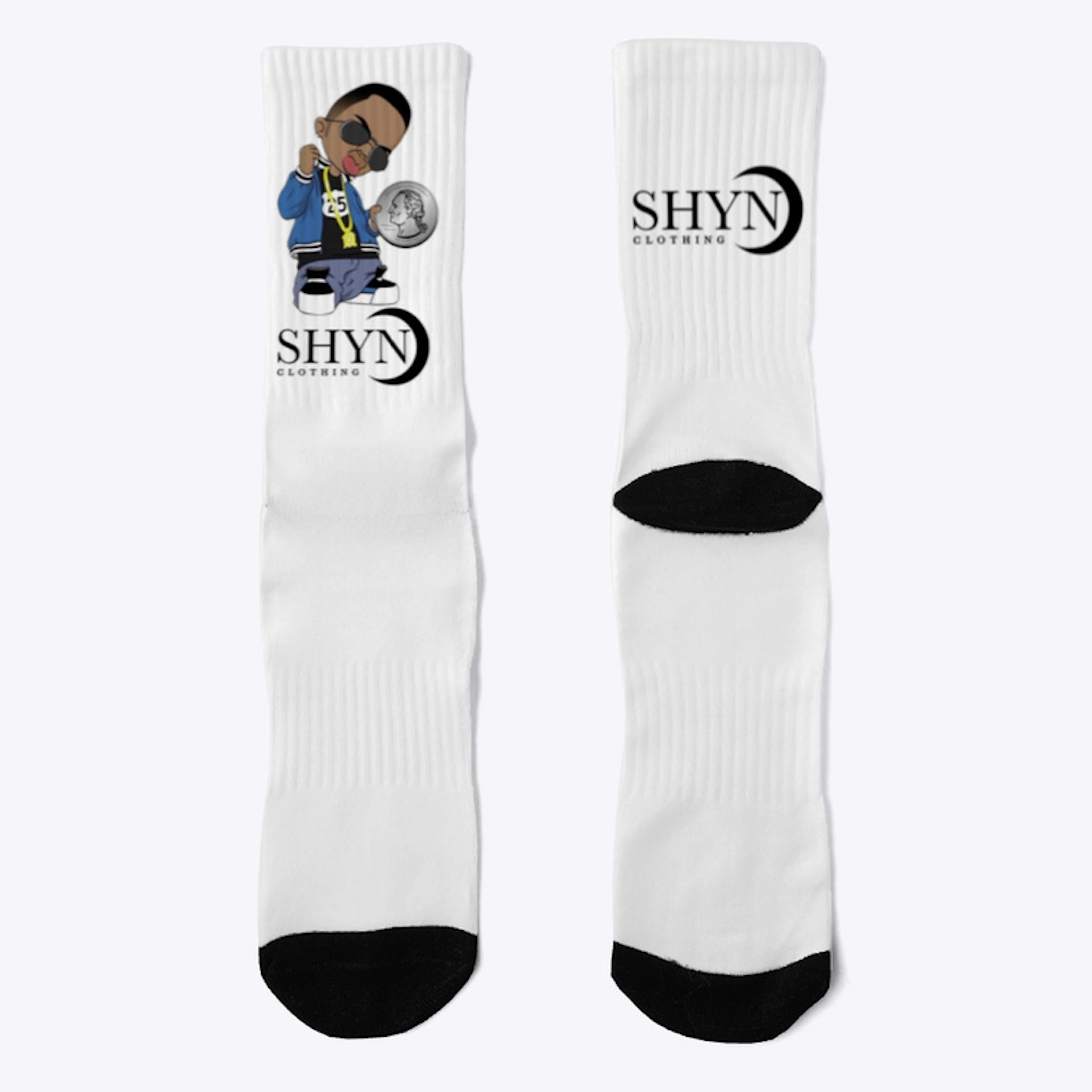 Shyn Quarter Boy Socks and Backpacks 